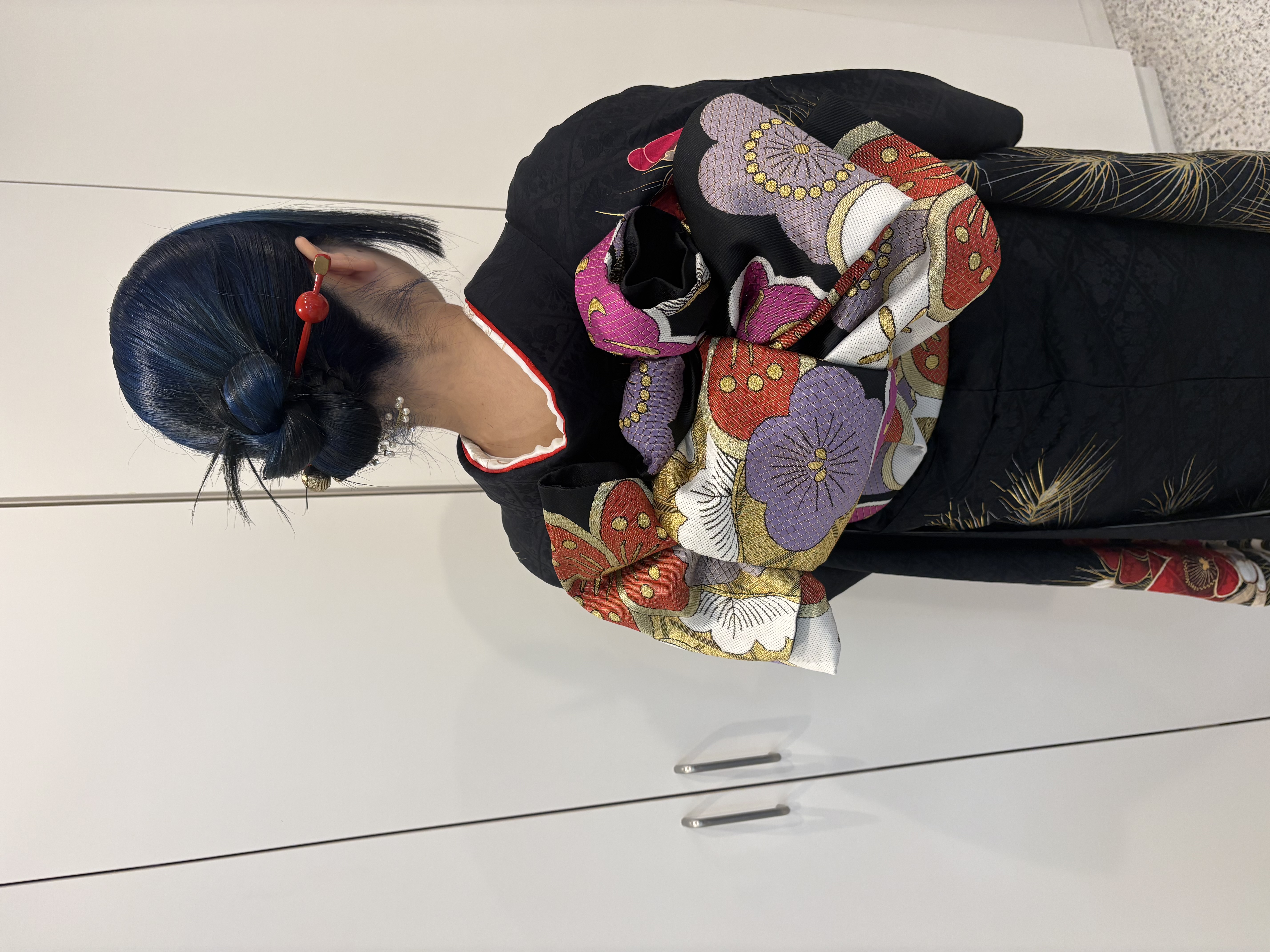 京都駅サロンウエダでの京都美容室、京都駅美容室、京都駅直結サロンの施術仕上がり